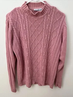 Vintage HABAND Womens Vintage SWEATER - Size Large Pink - Image 1 of 4