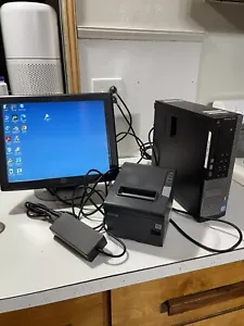ELO Touch Solutions Screen With Stand Dell Optiplex 7010 Epson Receipt Printer - Picture 1 of 23