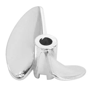 RC Boot 2 Blatt Propeller Metall Prop 4mm Dia Aluminium Legierung Marine Tei- - Bild 1 von 12