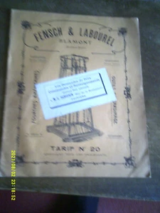 CATALOGUE FOURCHES AMERICAINES OUTILS DE JARDINAGE FENSH ET LABOUREL BLAMONT - Imagen 1 de 5