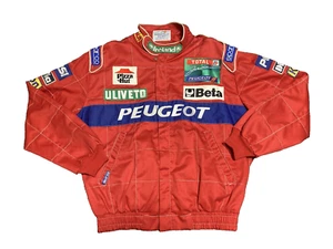 Chaqueta Sparco Jordan Grand Prix Peugeot Fórmula 1 Racing Team Talla M Roja Italia - Imagen 1 de 22