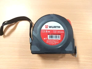Wurth Tape Measure (071465038) with Lock with Magnetic Tip (8M length) METRIC - Picture 1 of 3