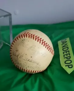 Vintage 9 Signature Baseball Beere, Rizzuto, DiMaggio, Reynolds, Williams, Mize + - Bild 1 von 10