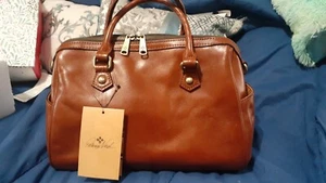 PATRICIA NASH SKYE SATCHEL TAN  HANDBAG NWT  Retail $269.00 VEG TAN - Picture 1 of 9