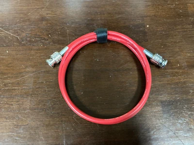 Canare 3' L-3CFW RG59 HD-SDI коаксиальный кабель со штекером BNCs (красный) - Изображение 1 из 3