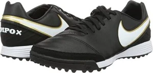 Scarpe da ginnastica Nike Tiempo Mystic V TF nere da calcio indoor tacchetti taglia 6 - Foto 1 di 7