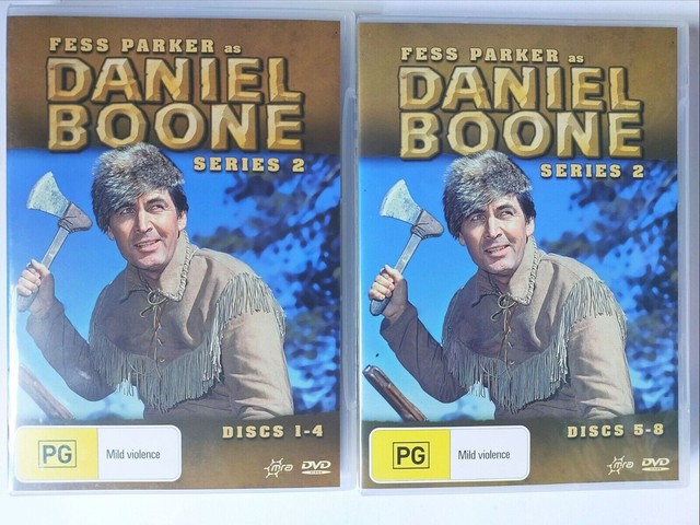 Daniel Boone Série Completa 165 Eps. Dublados 9 Boxes 48 Dvd