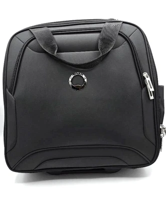 Delsey Paris Sky Max Black Trolley Small Carry On Luggage - Image 1 of 4