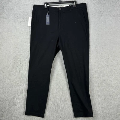 Pantalones Penguin Para Hombres Caqui 38X30 Negros Frente Plano Rectos Elastizados Calce Ajustado NUEVO Foto 1 de 4