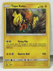 Tapu Koko SM30 Sun & Moon Black Star Promo -  Holo - Pokemon Card LP - Picture 1 of 4