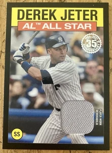 2021 Topps Derek Jeter 35th 1986 All Star Relic BLACK SP Patch #101/199 - Picture 1 of 5
