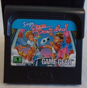 Used Game Only Sega Game Pack 4 In 1 Sega Game Gear Free Shipping! - Picture 1 of 1
