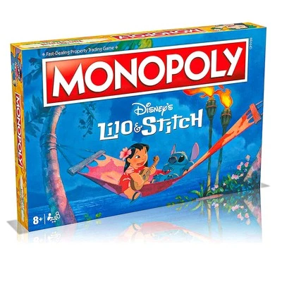 Winning Moves Monopoly Disney Lilo & Stitch Edición Tabla Juego 2-6 Jugador Edad - Imagen 1 de 4