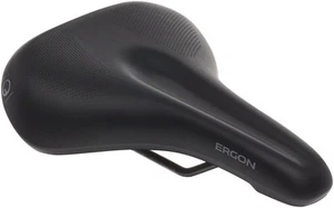 Ergon ST Gel Saddle Chromoly Black Women's Small Medium Synthetic Touring - Picture 1 of 5