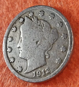 1912 Liberty Head V Nickel ~ OTTIME CONDIZIONI ~ Moneta USA - Richiedi il tuo oggi! - Foto 1 di 7