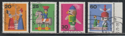 Germany 1971 SC# B476 - B479 - Wooden Toys - Used Lot # 590 - Image 1 of 2