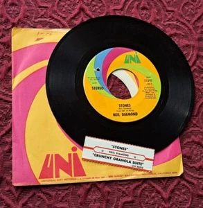 NEIL DIAMOND - Stones / Crunchy Granola Suite - 45rpm vinyl record - Picture 1 of 2