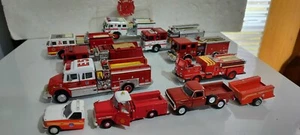 1/64 kitbash lot of fire trucks Code 3 ERTL M2 Greenlight - Picture 1 of 4
