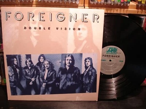 Foreigner ‎– Double Vision   Vinyl LP  **Blue/Green Cover Variation ** - Picture 1 of 6