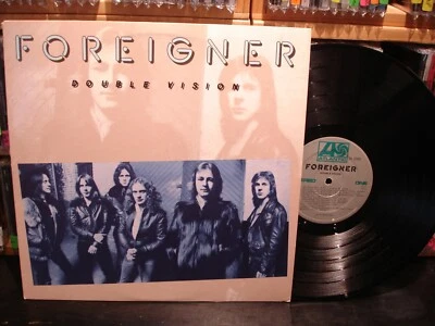 Foreigner ‎– Double Vision   Vinyl LP  **Blue/Green Cover Variation ** - Image 1 of 4