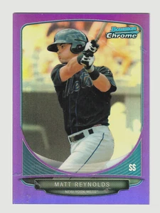 2013 Bowman Chrome Mini Purple Refractor #171 Miatt Reynolds 2/5 - Picture 1 of 2