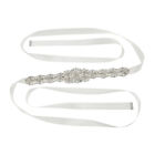  Pearl Applique Rhinestone Bridal Headband Waist Ornaments Delicate
