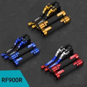 For Suzuki RF900R RV125 RV200 Motor Extendable Brake Clutch Lever Handlebar - Bild 1 von 19