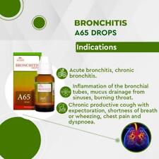 Allen A65 Bronchitis Drops (30ml) Burning Throat,Sore Throat, Wheezing