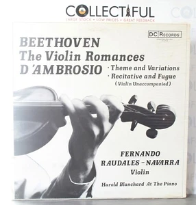 BEETHOVEN VIOLIN ROMANCES - FERNANDO RAUDALES NAVARRA - *SEALED* LP RECORD🔥 - Foto 1 di 2