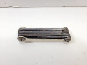 EKLIND No 91 Steel Handle Fold-up Hex Key Allen Wrench 9 Piece - Picture 1 of 2