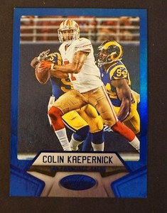 2016 Certified Mirror Blue 16/50 Colin Kaepernick #11 49ers San Francisco SSP