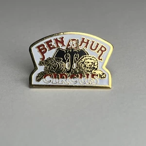 Ben Hur Shrine Circus Tiger Lion Elephant Lapel Pin Hat Vest 1993 - Picture 1 of 5