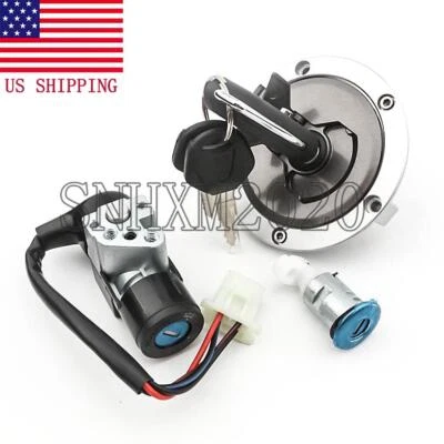 Ignition Switch Fuel Gas Tank Cap Seat Lock Keys For Honda Grom 125 2017-18 Foto 1 de 4