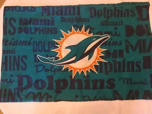 NFL Football Miami Dolphins Standard Pillowcase - Picture 1 of 5