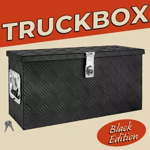 Truckbox Werkzeugbox Werkzeugkiste Anhängerbox Alubox Deichselbox Schwarz trucky - Bild 1 von 6