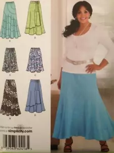 Simplicity Sewing Pattern 2416 Misses Ladies Skirts Two Lengths Size 10-18 UC - Picture 1 of 3