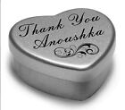 Say Thank You Anoushka With A Mini Heart Tin Gift Present with Chocolates