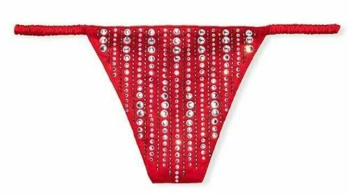 $240 VICTORIA'S SECRET DREAM ANGELS EMBELLISHED BOW CORSET + THONG PANTY BLING - Image 1 of 1