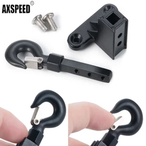 Metall Kupplung Anhänger Haken für 1:10 SCX10 90046 90047 TRX4 RC Raupen - Bild 1 von 9