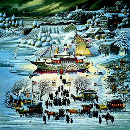 Charles Toying con cena firmado numerado impresión limitada Nueva Inglaterra 82/1500 Foto 1 de 1