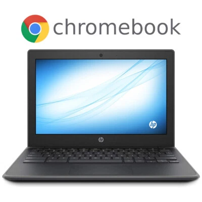HP Chromebook 11A G8 EE 11.6" AMD A4 1.6GHz/4GB/32GB SSD - 16W64UT w/Warranty - Image 1 of 4