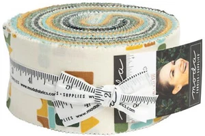ABC XYZ Moda Jelly Roll 40 100% Cotton 2.5" Precut Fabric Strips - Picture 1 of 2