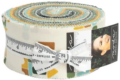 ABC XYZ Moda Jelly Roll 40 100% Cotton 2.5" Precut Fabric Strips - Image 1 of 2