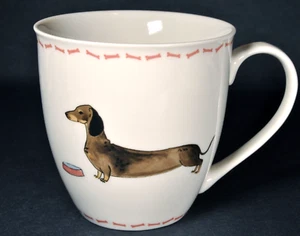 Milly Green Dachshund Coffee Mug 18oz. Cup British Design Dog 2019 Porcelain - Picture 1 of 4