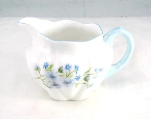 Shelley Dainty Shape BLUE ROCK Mini Creamer Height 2 7/8" EXCELLENT - Picture 1 of 7