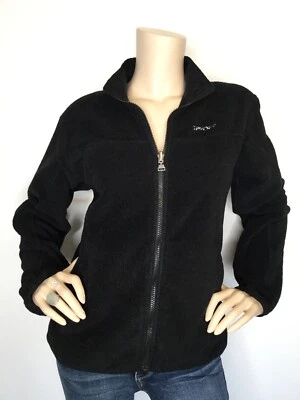 Chaqueta Spyder Youth 18 para mujer XS S negra polar cremallera completa manga larga cremallera bolsillo Foto 1 de 4