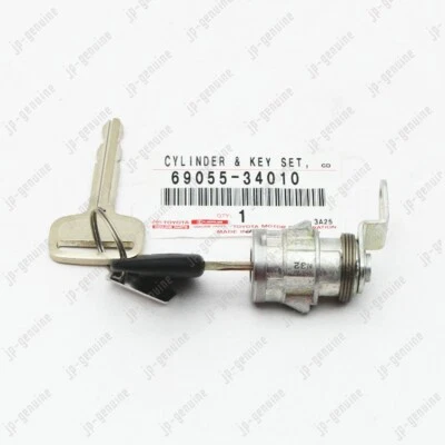 OEM Genuine TOYOTA Tundra 2000-06 69055-34010 Back Door Lock Cylinder W/ Key Set Foto 1 de 4