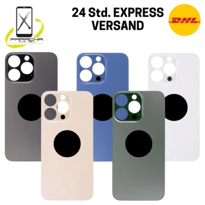 APPLE iPhone 13 Pro/13 Pro Max Akkudeckel Back Cover Echtes Glas Rückseite Big Hole