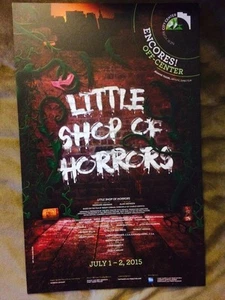 LITTLE SHOP OF HORRORS Window Card JAKE GYLLENHAAL Ellen Greene Taran Killam - Picture 1 of 2