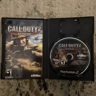 🔥 Call of Duty 2: Big Red One (PlayStation 2 PS2, 2006) CIB. Mint. See Descript - Image 1 of 4